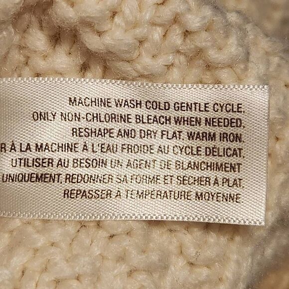 Old Navy cardigan button front collar shirt sleeve Nordic size Large - Picture 6 of 7